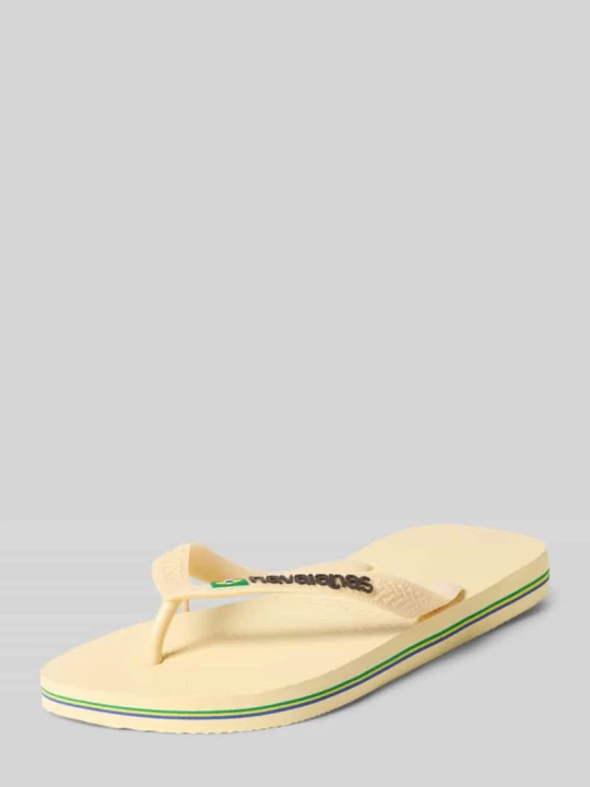 Zdjęcie produktu Japonki z detal z logo model 'Brasil' Havaianas Beżowy