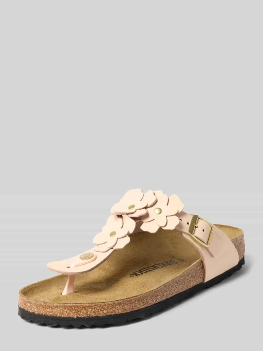 Zdjęcie produktu Japonki z kwiatowymi aplikacjami model 'GIZEH' Birkenstock Różowawy