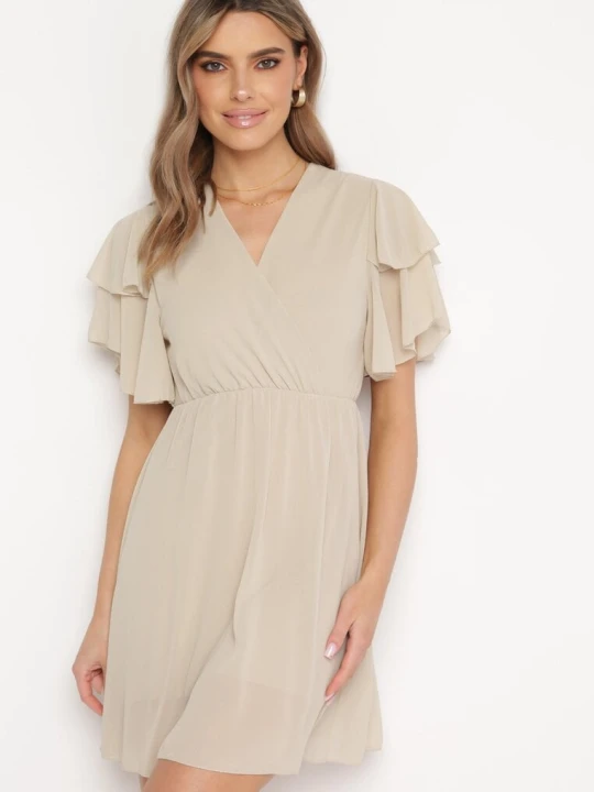 Zdjęcie produktu Jasnobeżowa Sukienka Theselle Lily Rose Beżowy