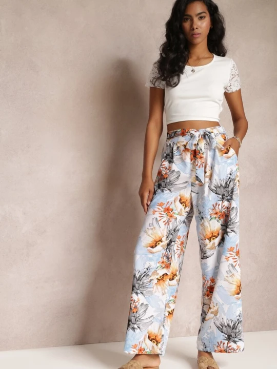 Zdjęcie produktu Jasnoniebieskie Spodnie Hellonia R&f Fashion