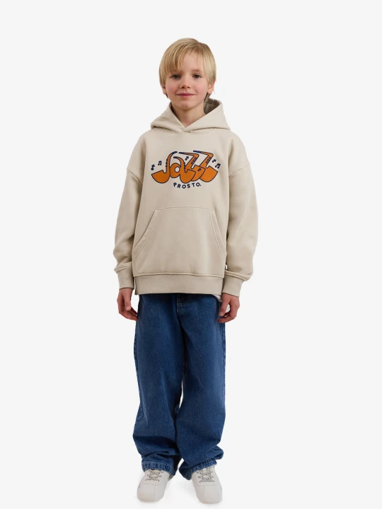 Zdjęcie produktu Jazz bluza dziecięca z kapturem beżowa Kids