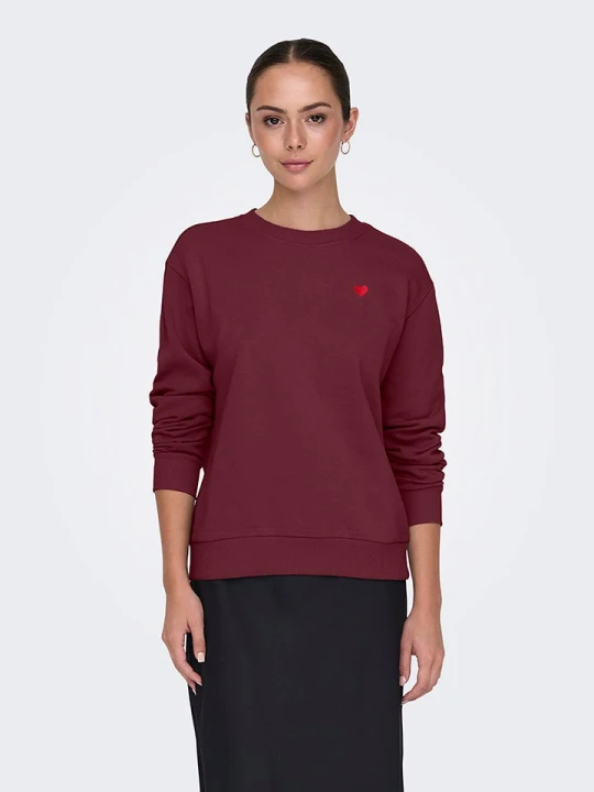 Zdjęcie produktu JDY Bluza w kolorze bordowym rozmiar: XL