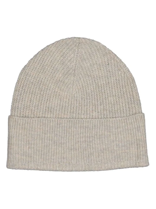 Zdjęcie produktu JDY Czapka beanie w kolorze beżowo-szarym rozmiar: onesize