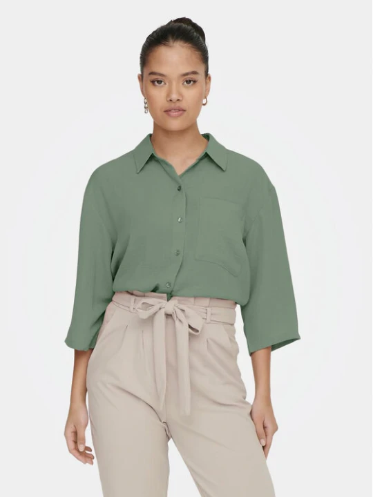 Zdjęcie produktu JDY Koszula Divya 15271186 Zielony Regular Fit