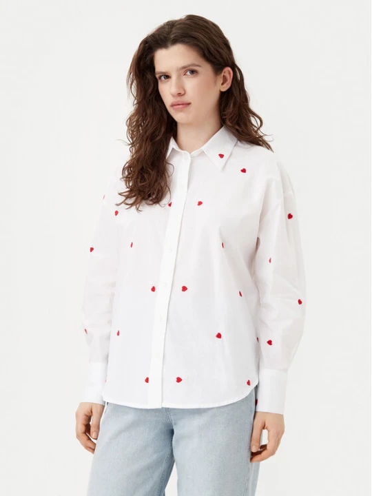Zdjęcie produktu JDY Koszula Nelly 15330490 Biały Loose Fit