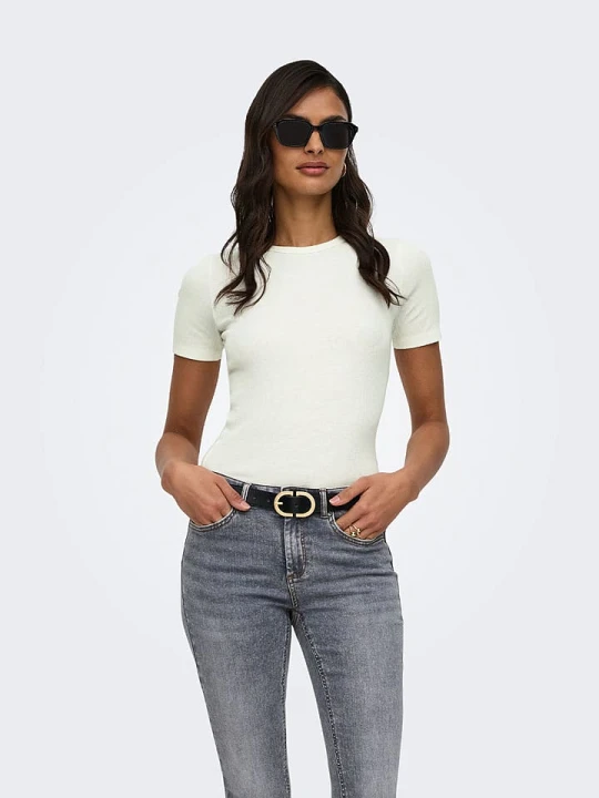 Zdjęcie produktu JDY Koszulka "Lucky" w kolorze kremowym rozmiar: XL