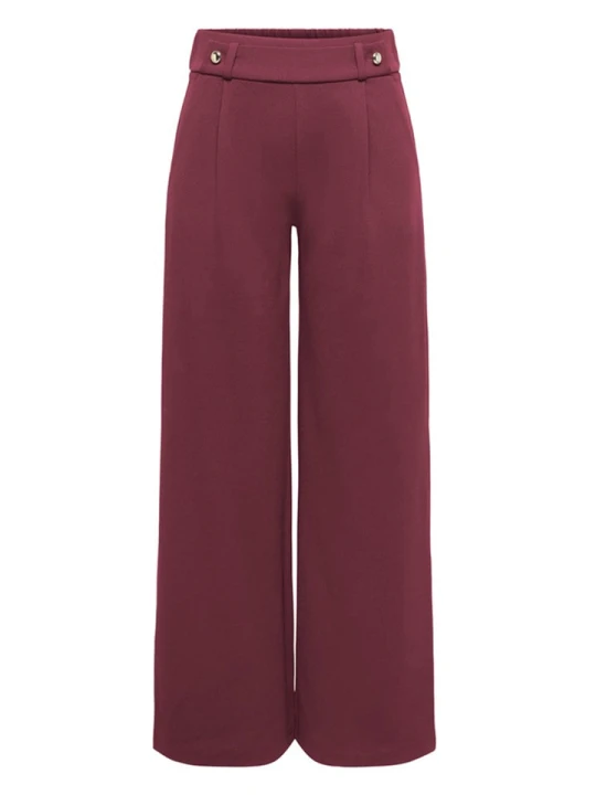 Zdjęcie produktu JDY Spodnie "Geggo" w kolorze bordowym rozmiar: S / L32