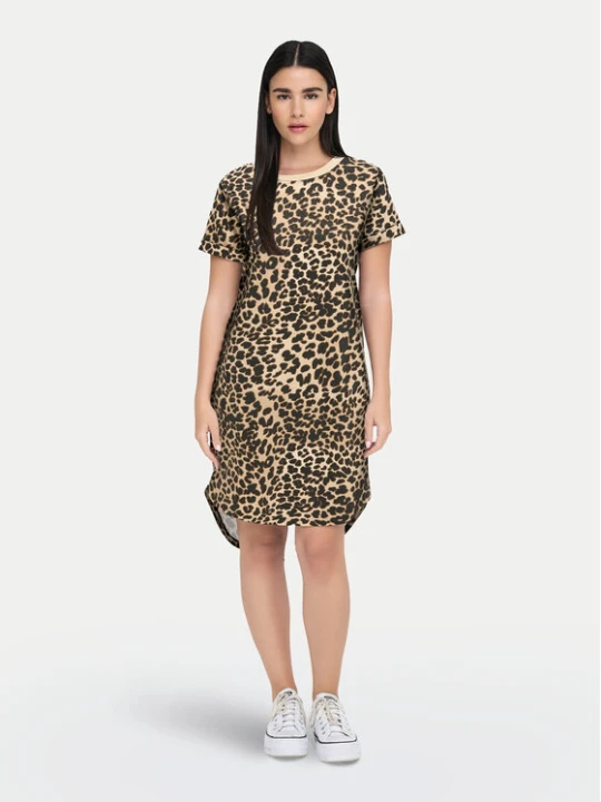 Zdjęcie produktu JDY Sukienka codzienna New Ivy 15298074 Brązowy Regular Fit