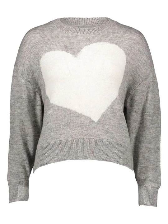 Zdjęcie produktu JDY Sweter "Lovella" w kolorze szarym rozmiar: XL