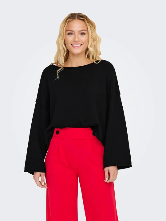 Zdjęcie produktu JDY Sweter "Rue" w kolorze czarnym rozmiar: XL