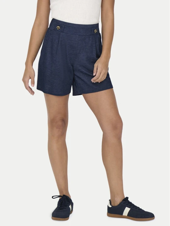 Zdjęcie produktu JDY Szorty materiałowe Birdie Geggo 15320995 Granatowy Regular Fit