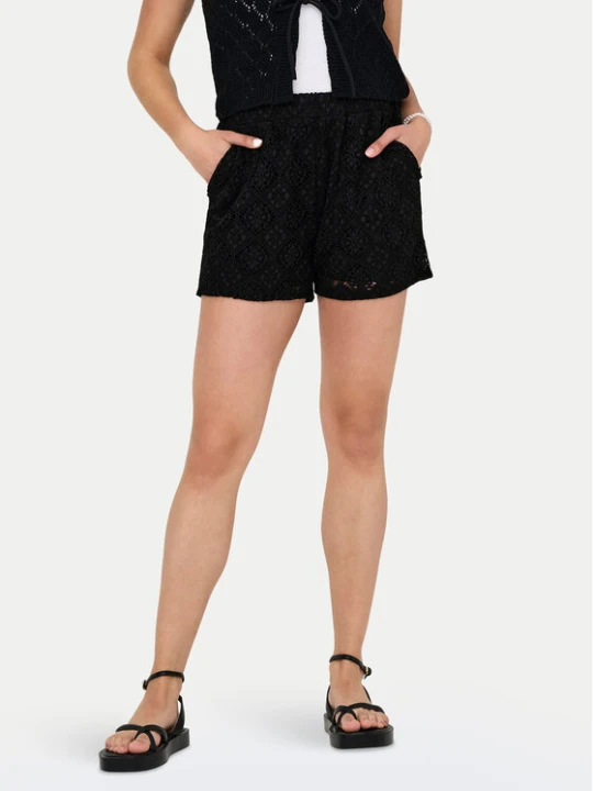 Zdjęcie produktu JDY Szorty materiałowe Eva 15351501 Czarny Loose Fit