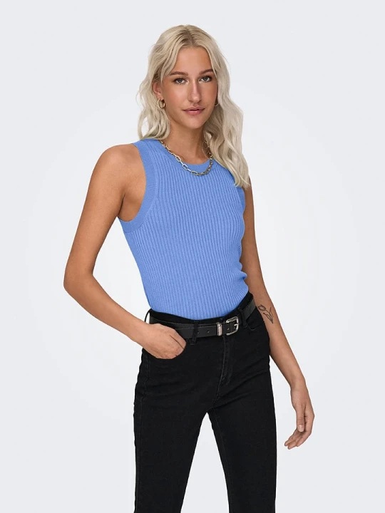Zdjęcie produktu JDY Top "Aya" w kolorze niebieskim rozmiar: XL