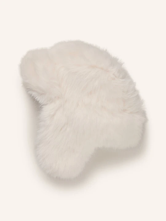 Zdjęcie produktu Jeanne Baret Czapka Z Sztucznego Futra Calla weiss BIAŁY