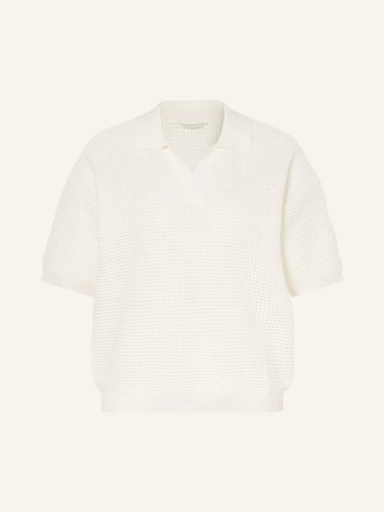Zdjęcie produktu Jeanne Baret Dzianinowa Koszulka Polo Saffron weiss BIAŁY