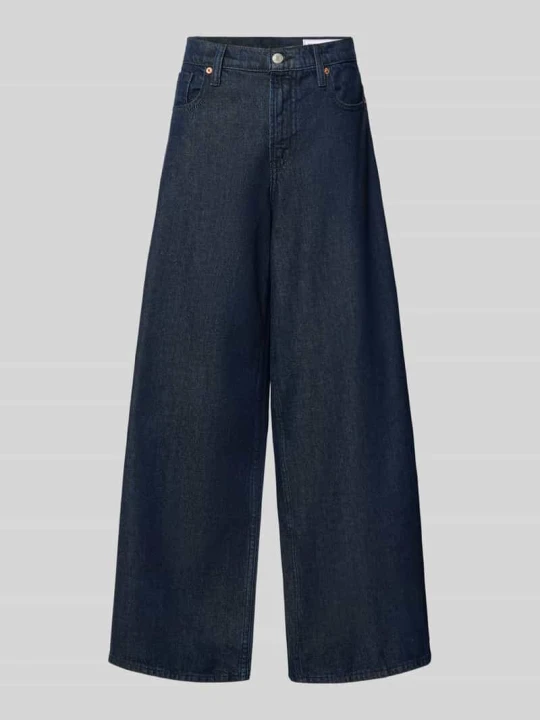Zdjęcie produktu Jeans o kroju baggy z wpuszczanymi kieszeniami model 'HOLMAN' GAP Ciemnoniebieski