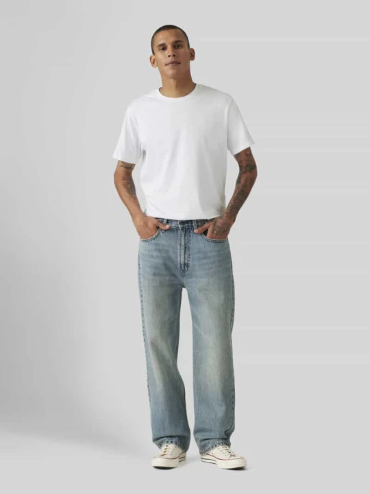 Zdjęcie produktu Jeans o kroju loose fit z czystej bawełny Levi's Jeansowy niebieski