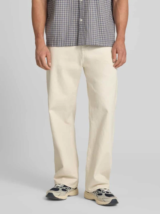 Zdjęcie produktu Jeans o kroju loose straight fit z kieszeniami wpuszczanymi model 'TED' Jack&Jones Écru