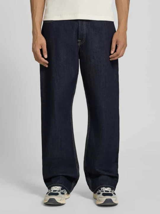 Zdjęcie produktu Jeans o kroju loose straight fit z kieszeniami wpuszczanymi model 'TED' Jack&Jones Jeansowy niebieski