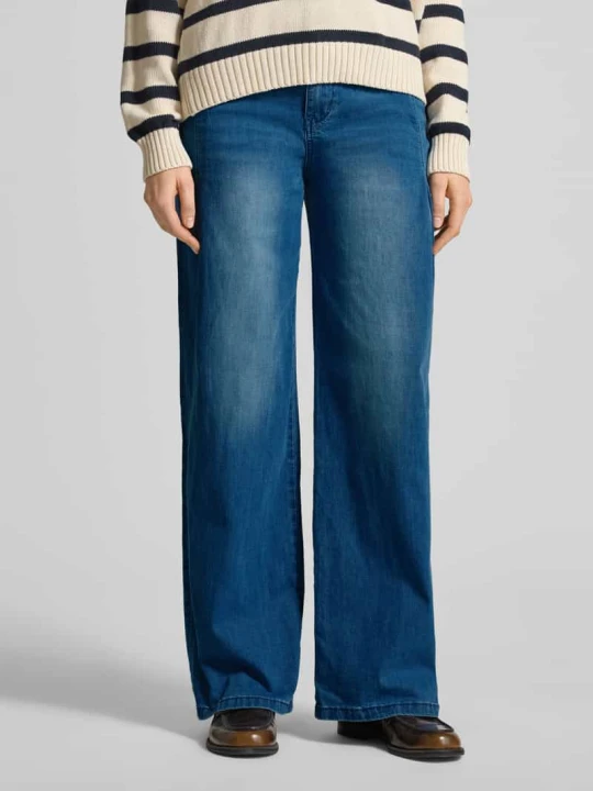 Zdjęcie produktu Jeans o kroju wide fit z dodatkiem wiskozy i lyocellu Buena Vista Ciemnoniebieski
