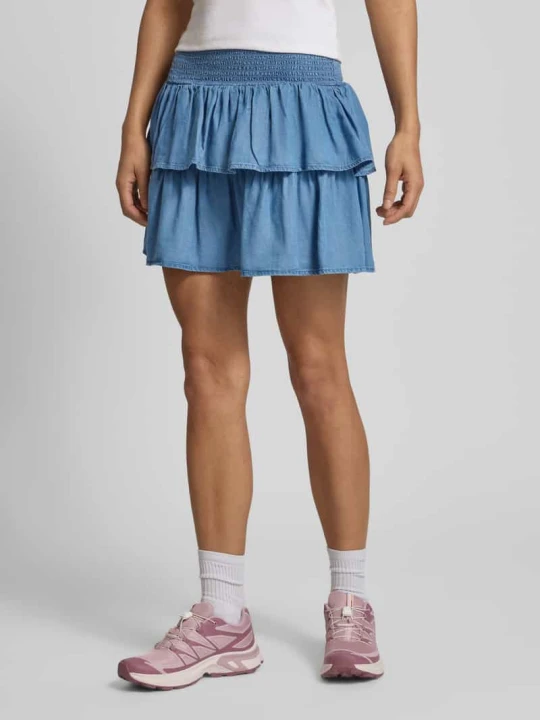 Zdjęcie produktu jeansowa spódnica mini model 'CHARIS LIFE' Only Jeansowy niebieski