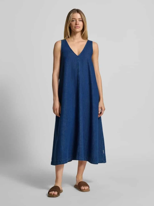 Zdjęcie produktu Jeansowa sukienka o kroju loose fit z mieszanki bawełny i lyocellu ARMEDANGELS Jeansowy niebieski