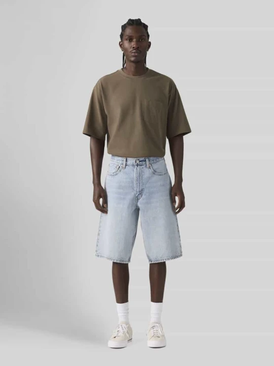 Zdjęcie produktu Jeansowe bermudy o kroju regular fit z 5 kieszeni Levi's Jasnoniebieski