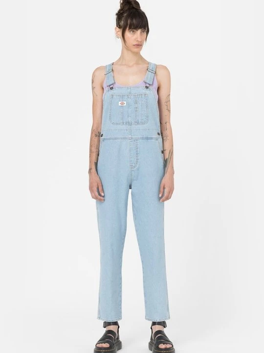 Zdjęcie produktu Jeansowe ogrodniczki Dickies jasnoniebieski denim