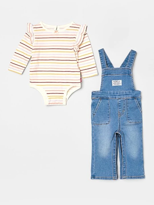 Zdjęcie produktu Jeansowe ogrodniczki Levi's mleczny