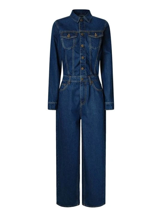 Zdjęcie produktu Jeansowy kombinezon Pepe Jeans niebieski denim