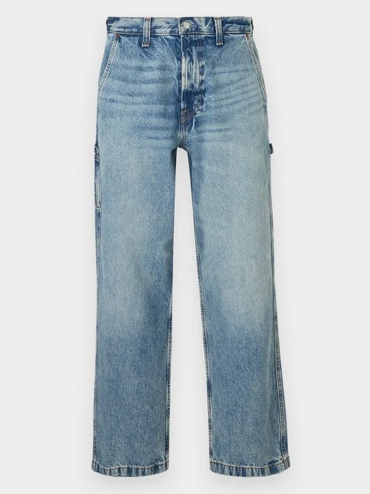 Zdjęcie produktu Jeansy baggy Abercrombie & Fitch niebieski denim