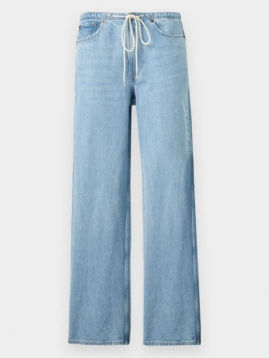Zdjęcie produktu Jeansy baggy Abercrombie & Fitch jasnoniebieski denim