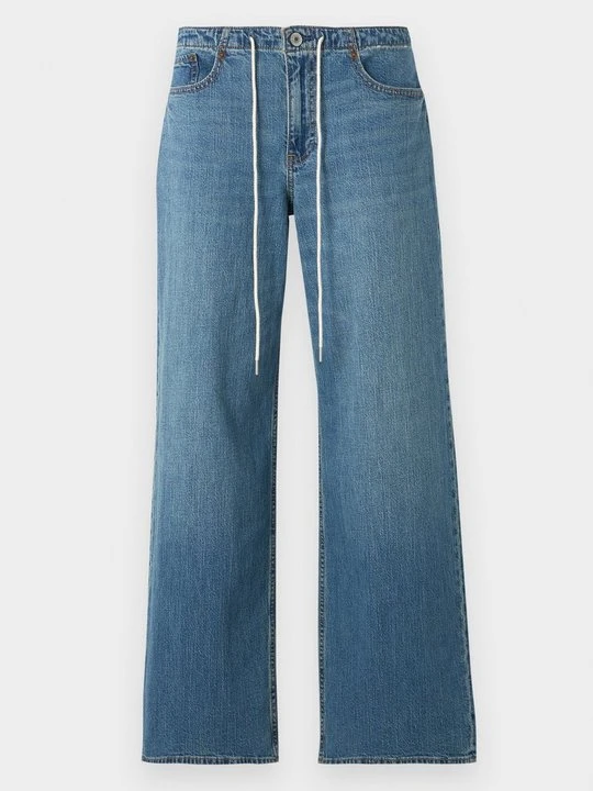 Zdjęcie produktu Jeansy baggy Abercrombie & Fitch niebieski denim