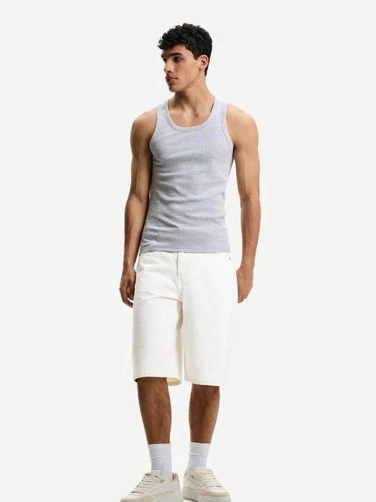 Zdjęcie produktu Jeansy baggy Bershka beżowy