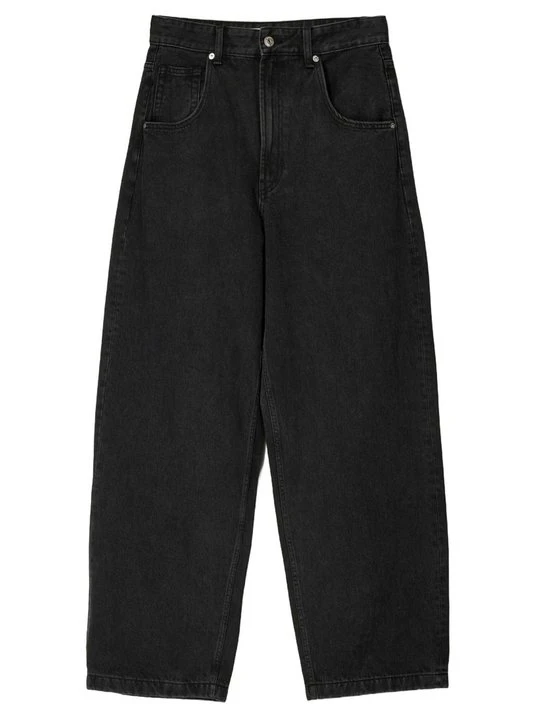 Zdjęcie produktu Jeansy baggy Bershka szary