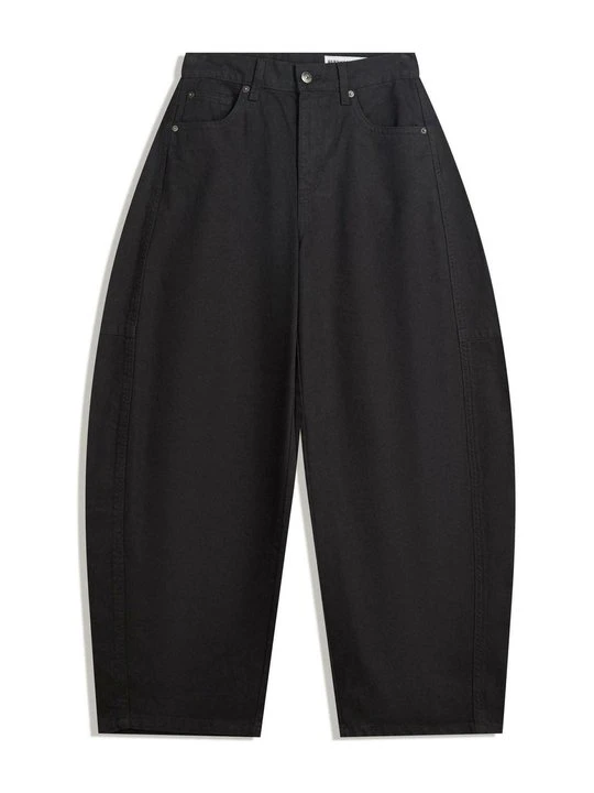 Zdjęcie produktu Jeansy baggy Bershka czarny