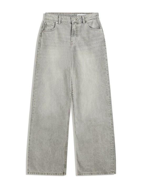 Zdjęcie produktu Jeansy baggy Bershka szary