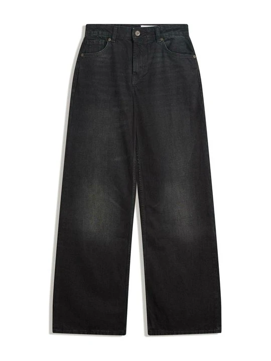 Zdjęcie produktu Jeansy baggy Bershka czarny