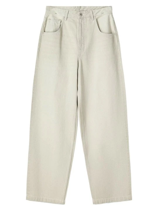 Zdjęcie produktu Jeansy baggy Bershka szary
