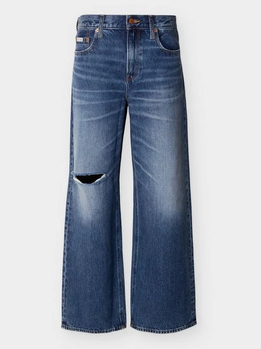 Zdjęcie produktu Jeansy baggy Calvin Klein Jeans ciemnoniebieski