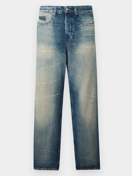 Zdjęcie produktu Jeansy baggy Diesel niebieski denim