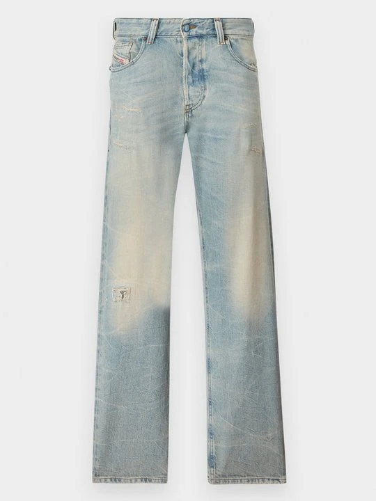 Zdjęcie produktu Jeansy baggy Diesel niebieski denim