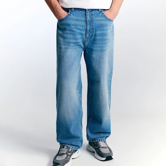 Zdjęcie produktu Jeansy baggy fit niebieskie House
