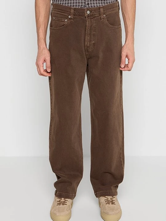 Zdjęcie produktu Jeansy baggy Hollister Co. brązowy