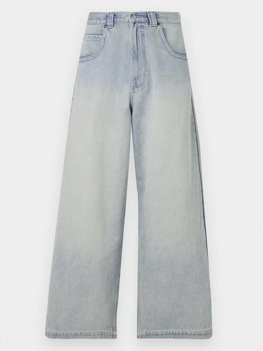 Zdjęcie produktu Jeansy baggy Hollister Co. jasnoniebieski denim