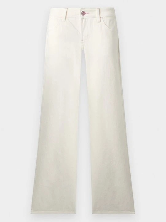 Zdjęcie produktu Jeansy baggy Hollister Co. biały