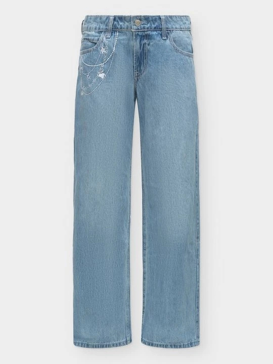 Zdjęcie produktu Jeansy baggy Hollister Co. jasnoniebieski