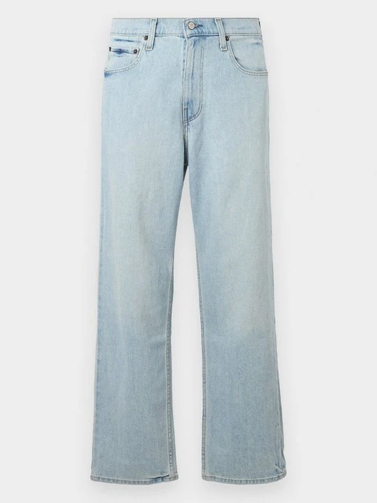 Zdjęcie produktu Jeansy baggy Hollister Co. jasnoniebieski denim