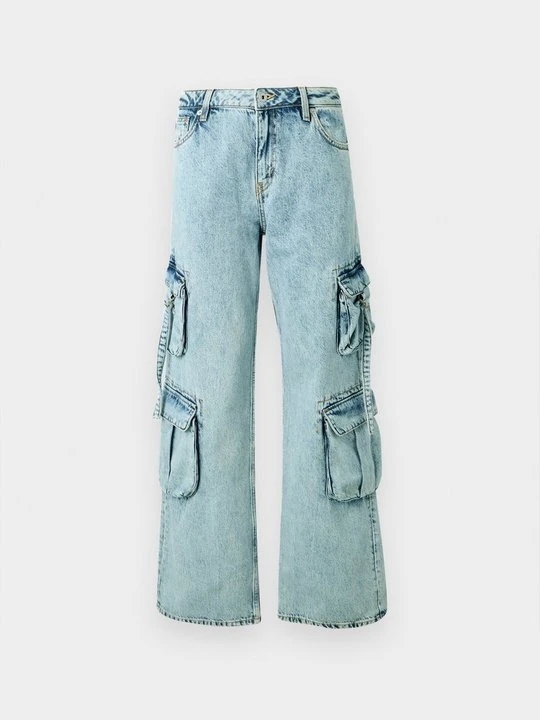 Zdjęcie produktu Jeansy baggy Hugo turkusowy