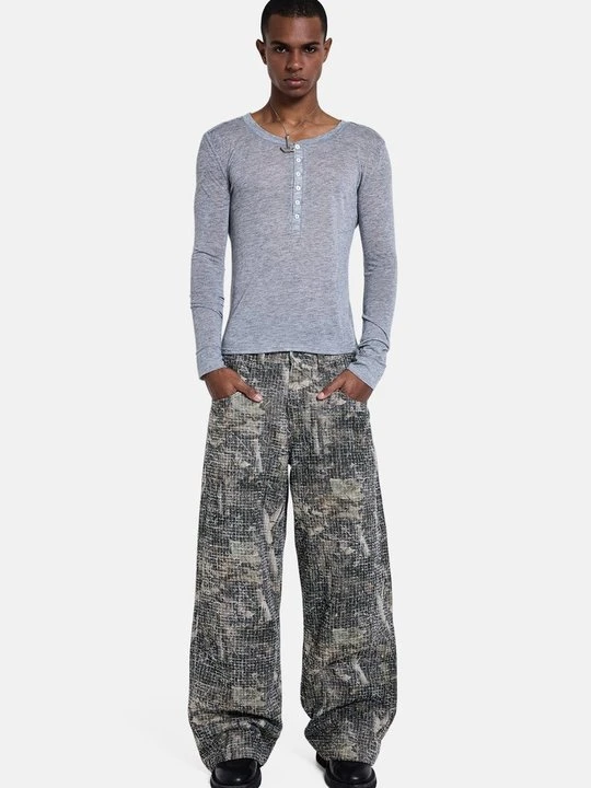 Zdjęcie produktu Jeansy baggy Jaded London zielony